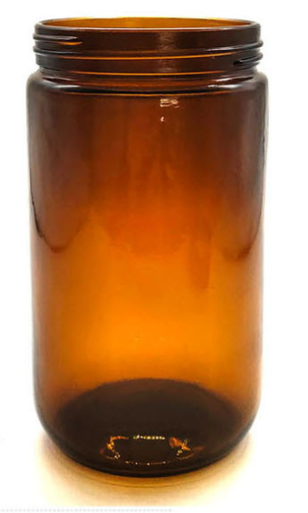 Scented Candle containers 5g 10g 15g 30g 50g 60g 100g 200g 250g amber straight sided Glass Jar with black screw lids