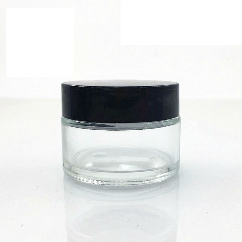 Screen Printing 10g 20g 30g 50g 60g 100g 200g Clear Glass Cosmetics Cream Jars