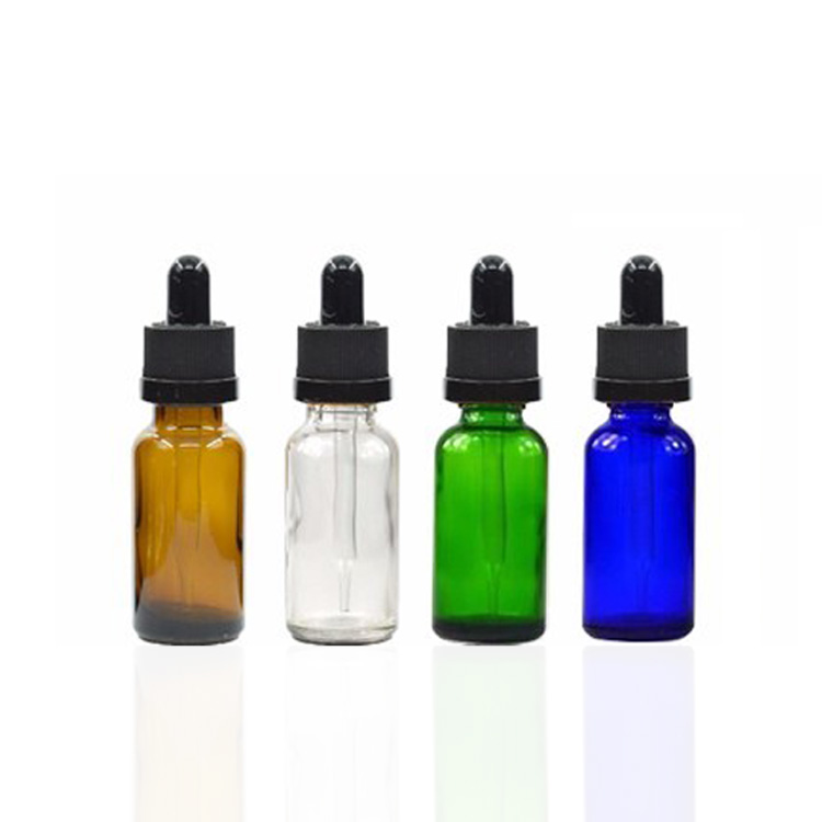 Screen Printing 10ml Amber Cobalt Blue Green Transparent E Liquids Glass Bottle With Euro Dropper And Dripper