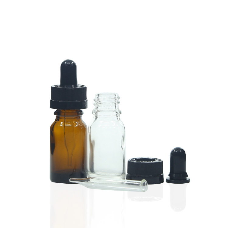 Screen Printing 10ml Amber Cobalt Blue Green Transparent E Liquids Glass Bottle With Euro Dropper And Dripper
