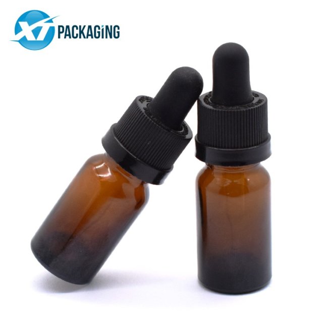 Screen Printing 15ml 30ml 50ml Bamboo Essential Oil Glass Amber Dropper Bottle With Childproof Cap laser engraving logo