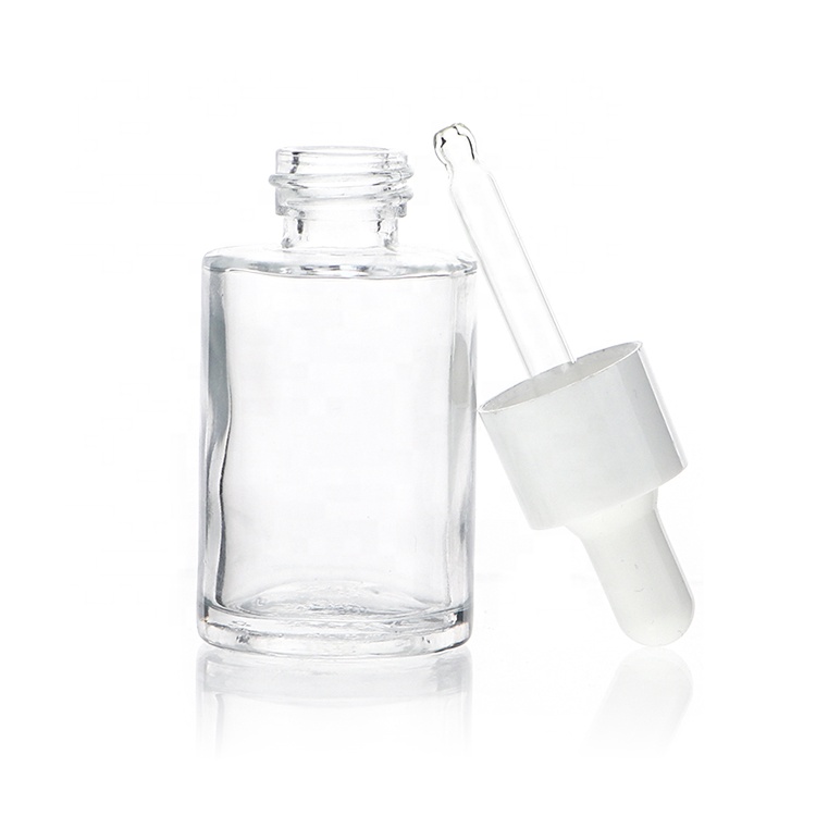 Screen Printing 30ml Glass Dropper Bottles Essential Oil Bottle Customize 30ml Frosted Cosmetic Bottle