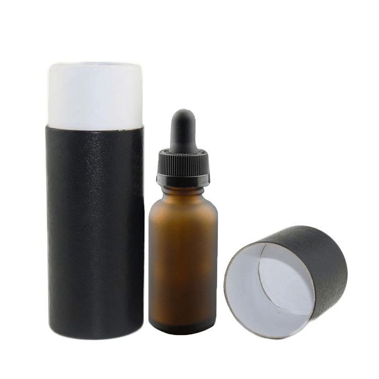 Screen Printing Amber Frosted Glass Bottle 30ml Glass Essential Oil Bottle Measured Glass Dropper Bottles Pipette