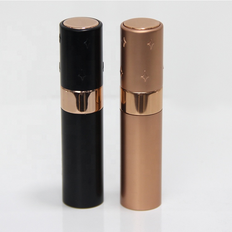 Screen Printing Glossy Aluminium Travel Pocket Parfum Bottle