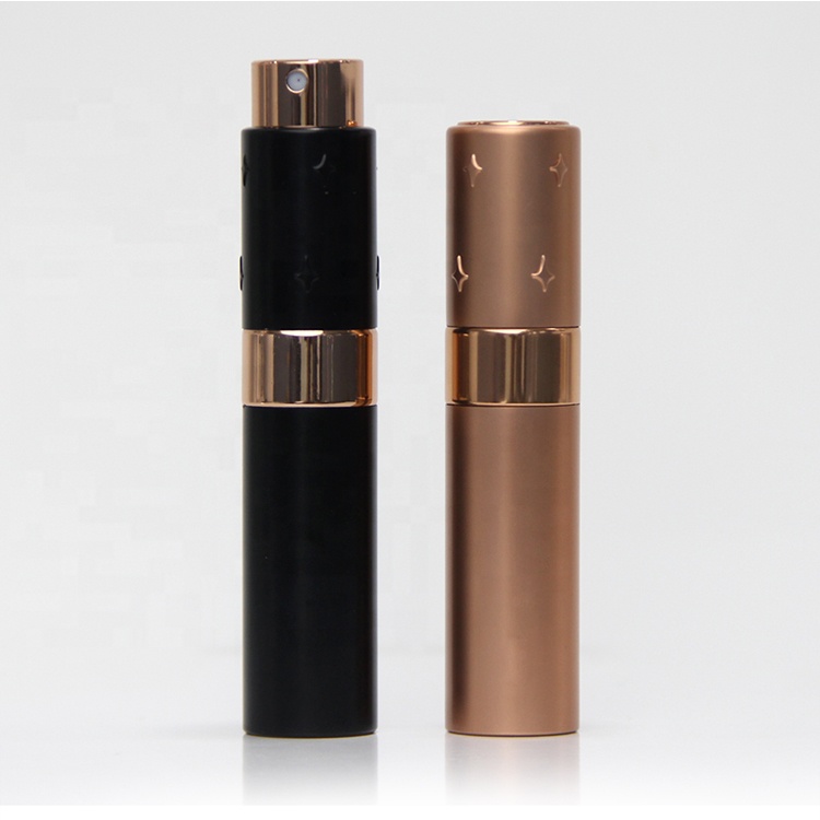 Screen Printing Glossy Aluminium Travel Pocket Parfum Bottle