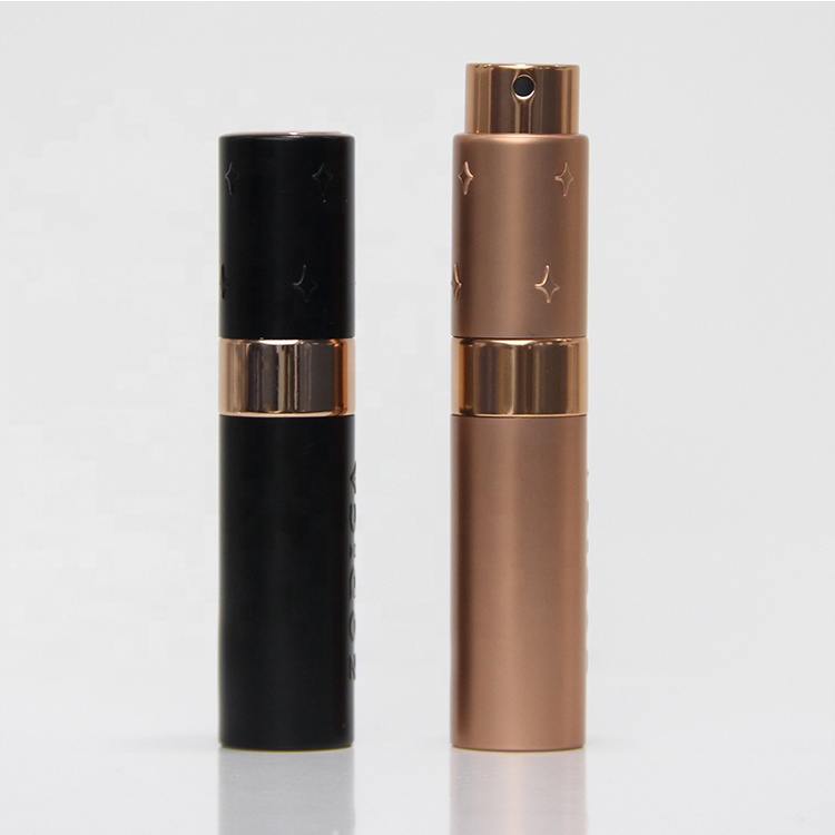 Screen Printing Glossy Aluminium Travel Pocket Parfum Bottle