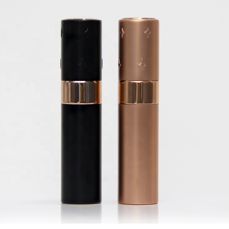 Screen Printing Glossy Aluminium Travel Pocket Parfum Bottle