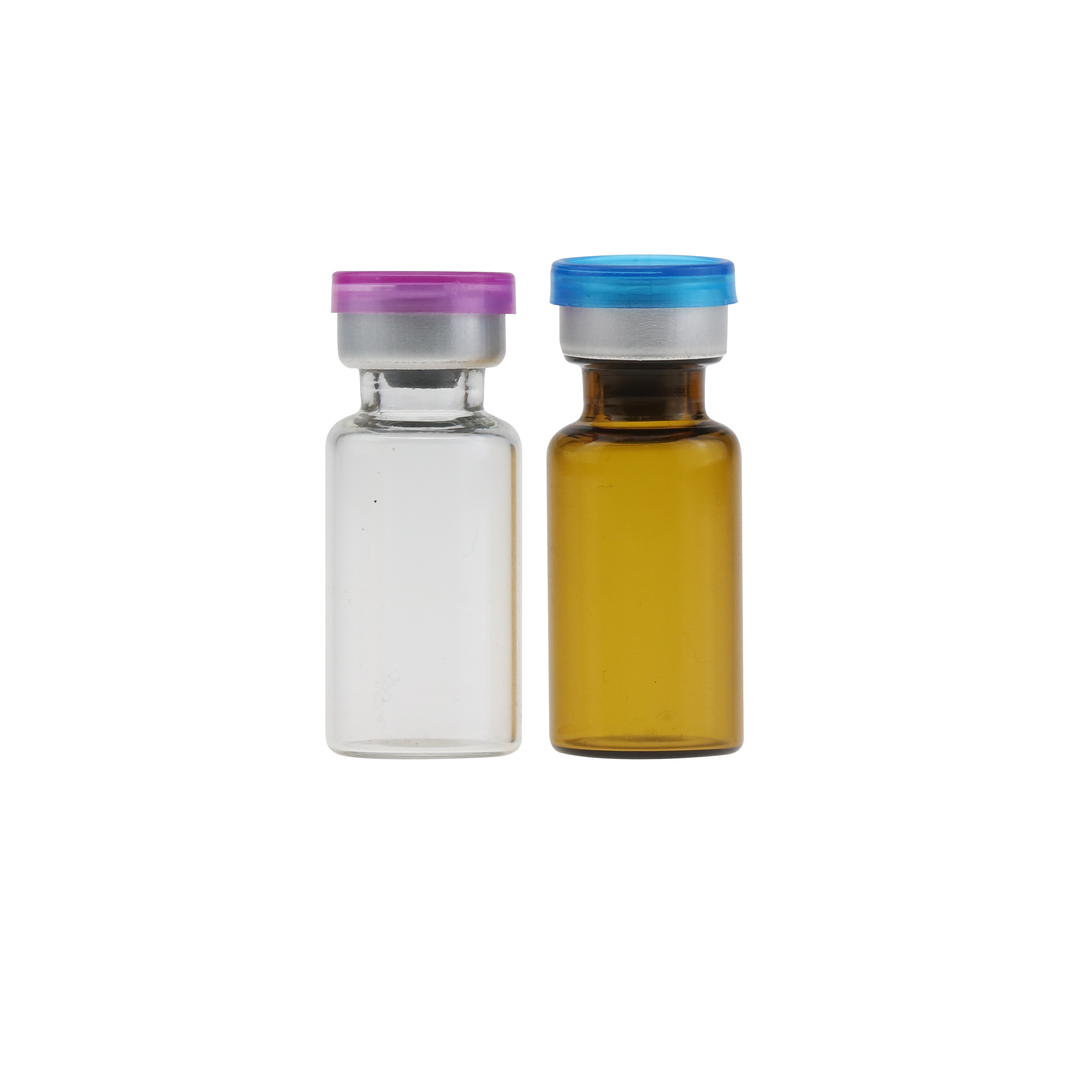 Screen printing glass sterile injection vials design 20 ml tubular glass vial
