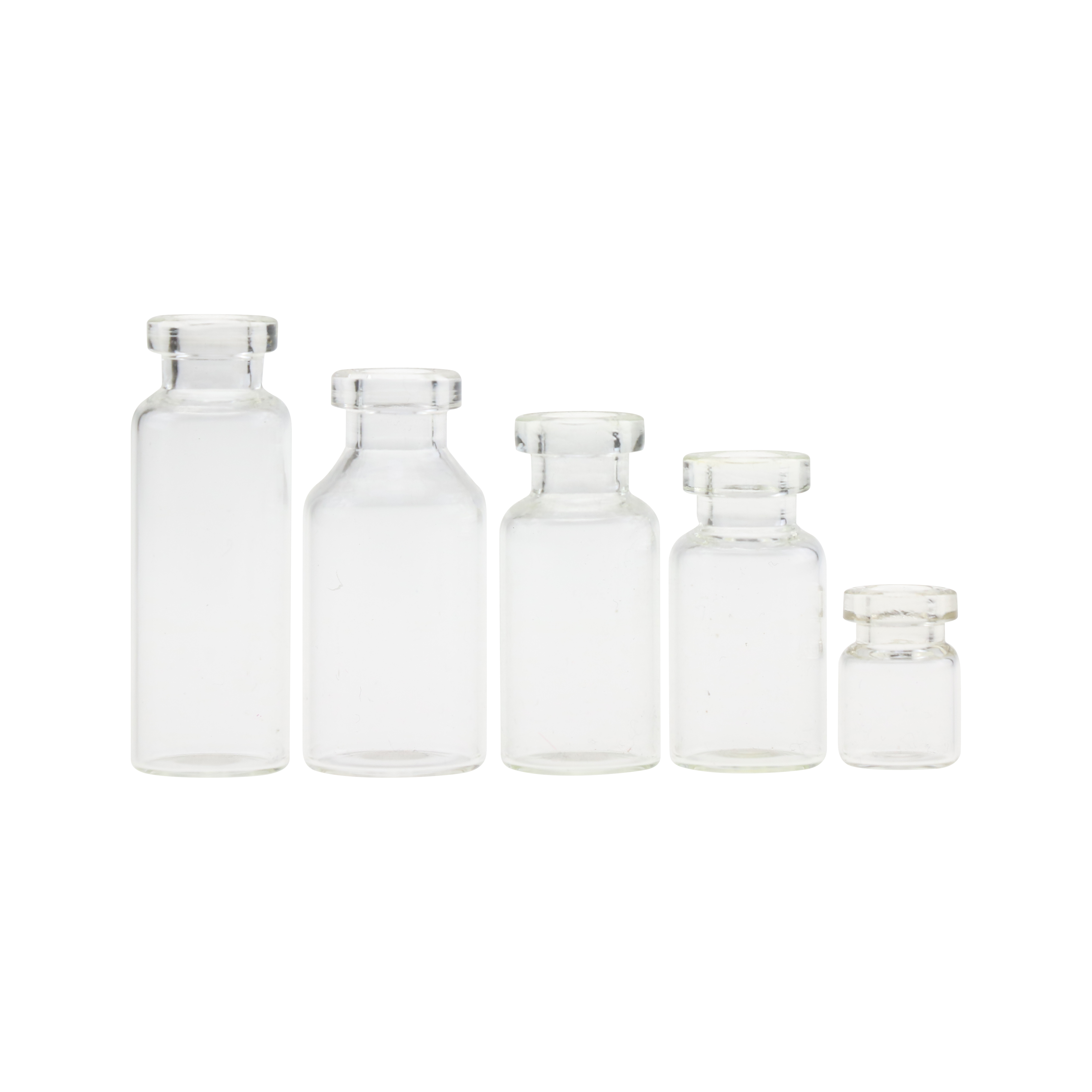 Screen printing glass sterile injection vials design 20 ml tubular glass vial