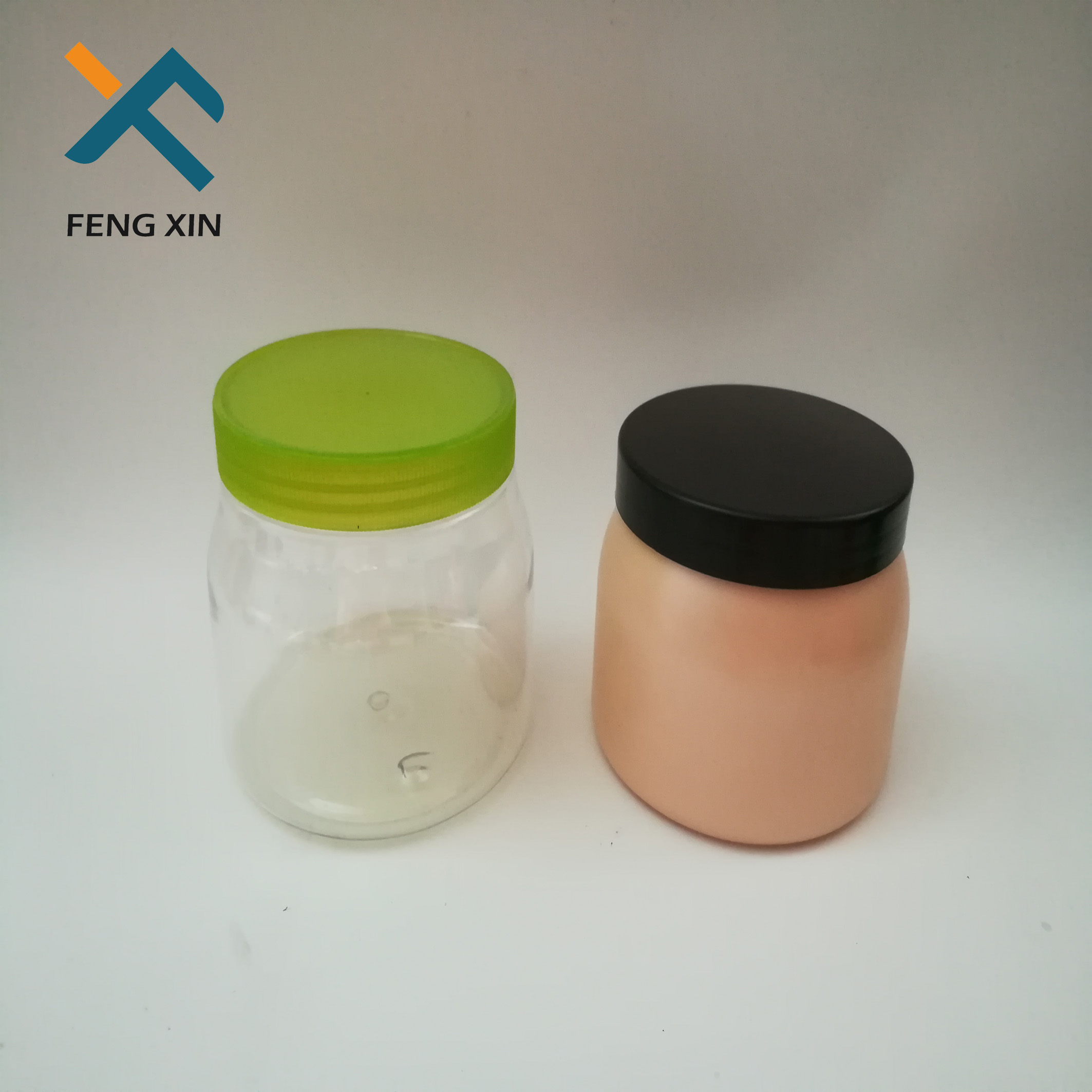 Screen printing or label design 500ml plastic food grade jar