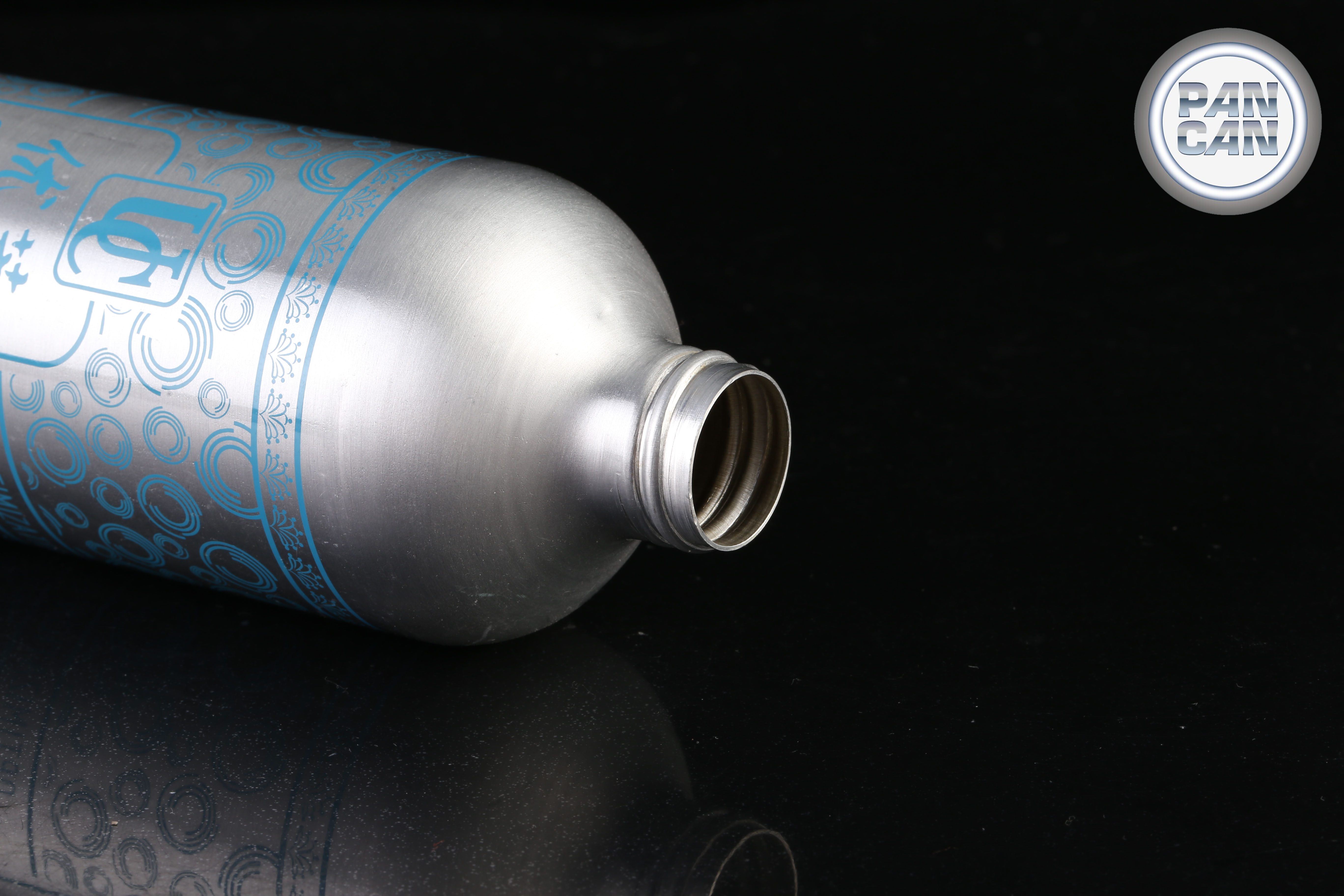 Screw Cap Bottle 500ml Cosmetic Aluminium Essential Oil Aluminum Personal Care Offset Printing
