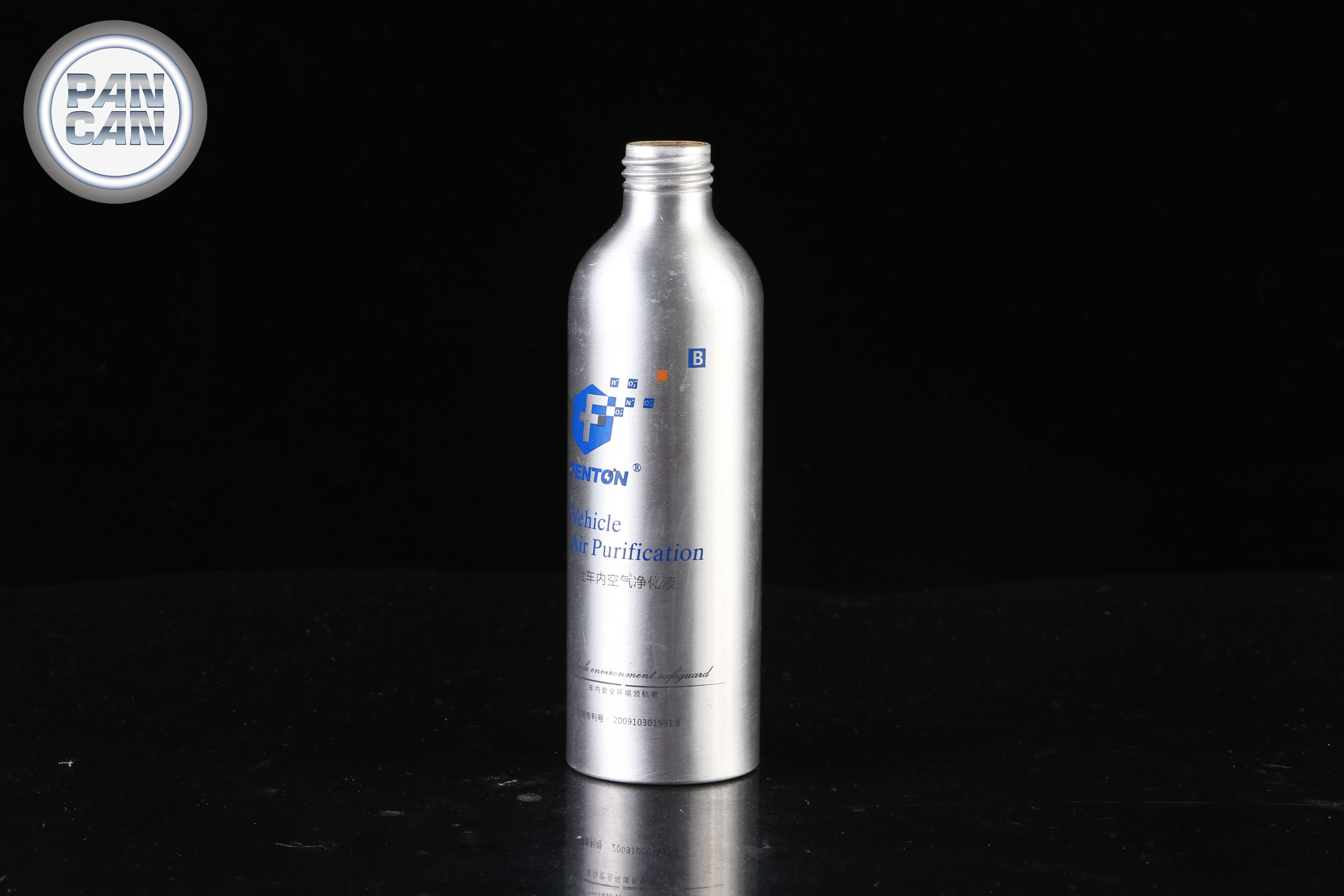 Screw Cap Bottle 500ml Cosmetic Aluminium Essential Oil Aluminum Personal Care Offset Printing