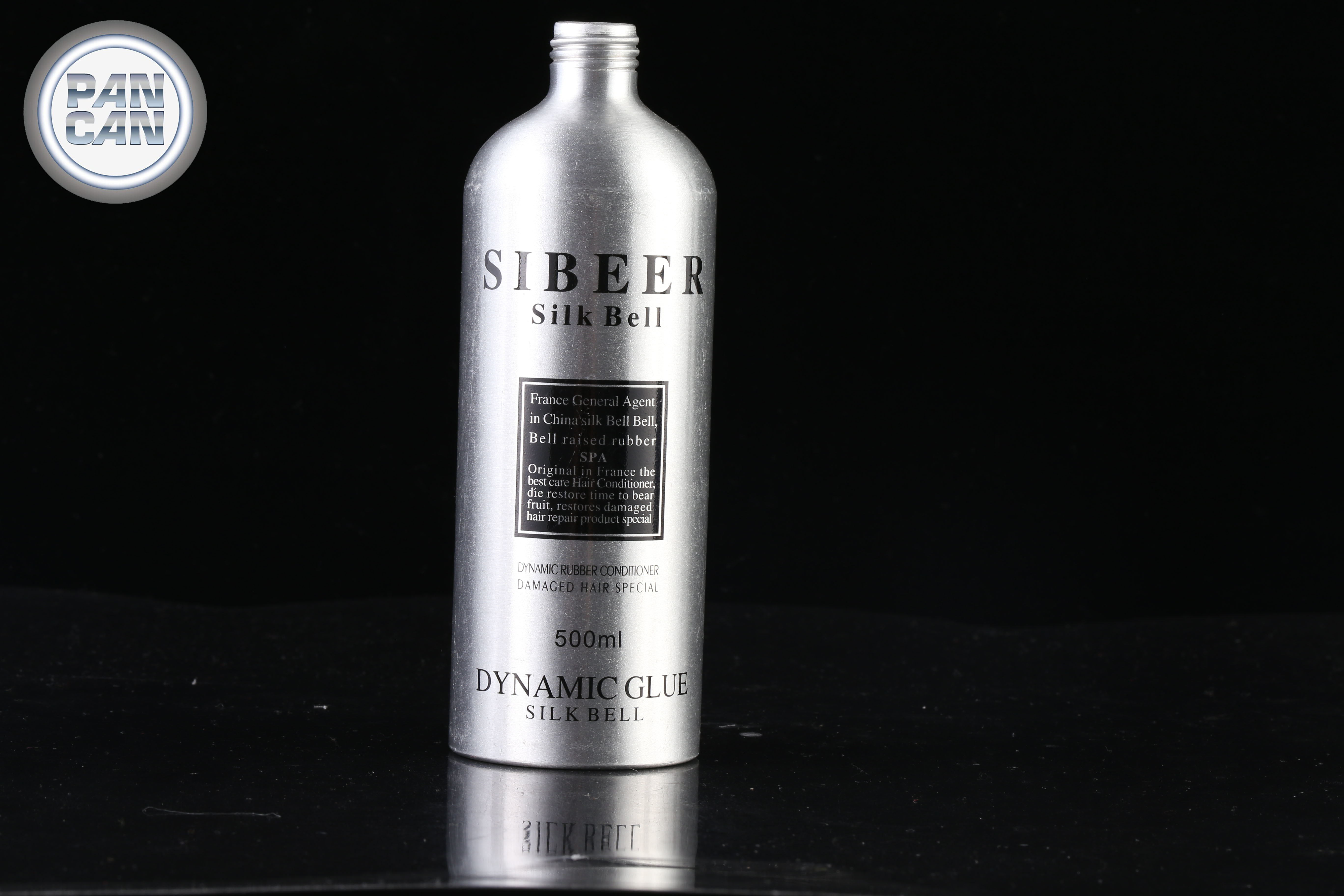 Screw Cap Bottle 500ml Cosmetic Aluminium Essential Oil Aluminum Personal Care Offset Printing