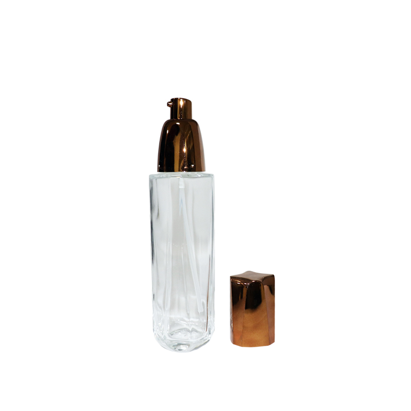 Screw Top 30ml 50 ml nice sell cheapest price china bottle glass for perfume,empty unique shaped plastic cap