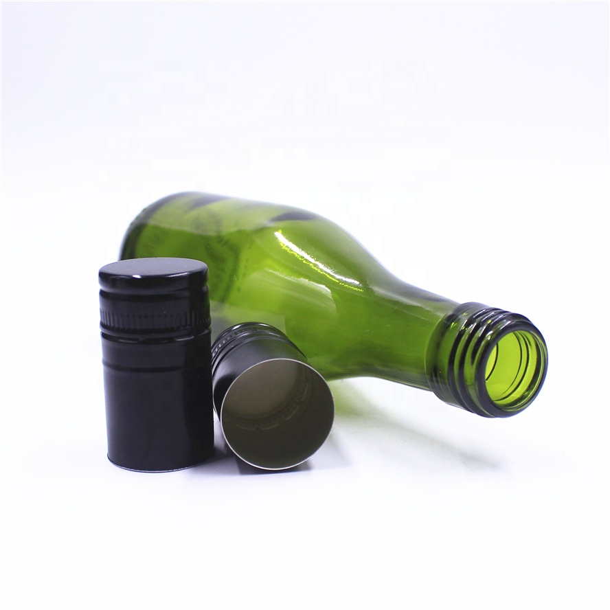 Screw Top Screw Cap Wine Bottle Burgundy 187ml Standard Claret BVS Flint Dark Green Glass 174.5±1.3mm Liquorpac ISO9001 AX-187