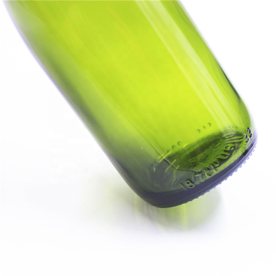 Screw Top Screw Cap Wine Bottle Burgundy 187ml Standard Claret BVS Flint Dark Green Glass 174.5±1.3mm Liquorpac ISO9001 AX-187