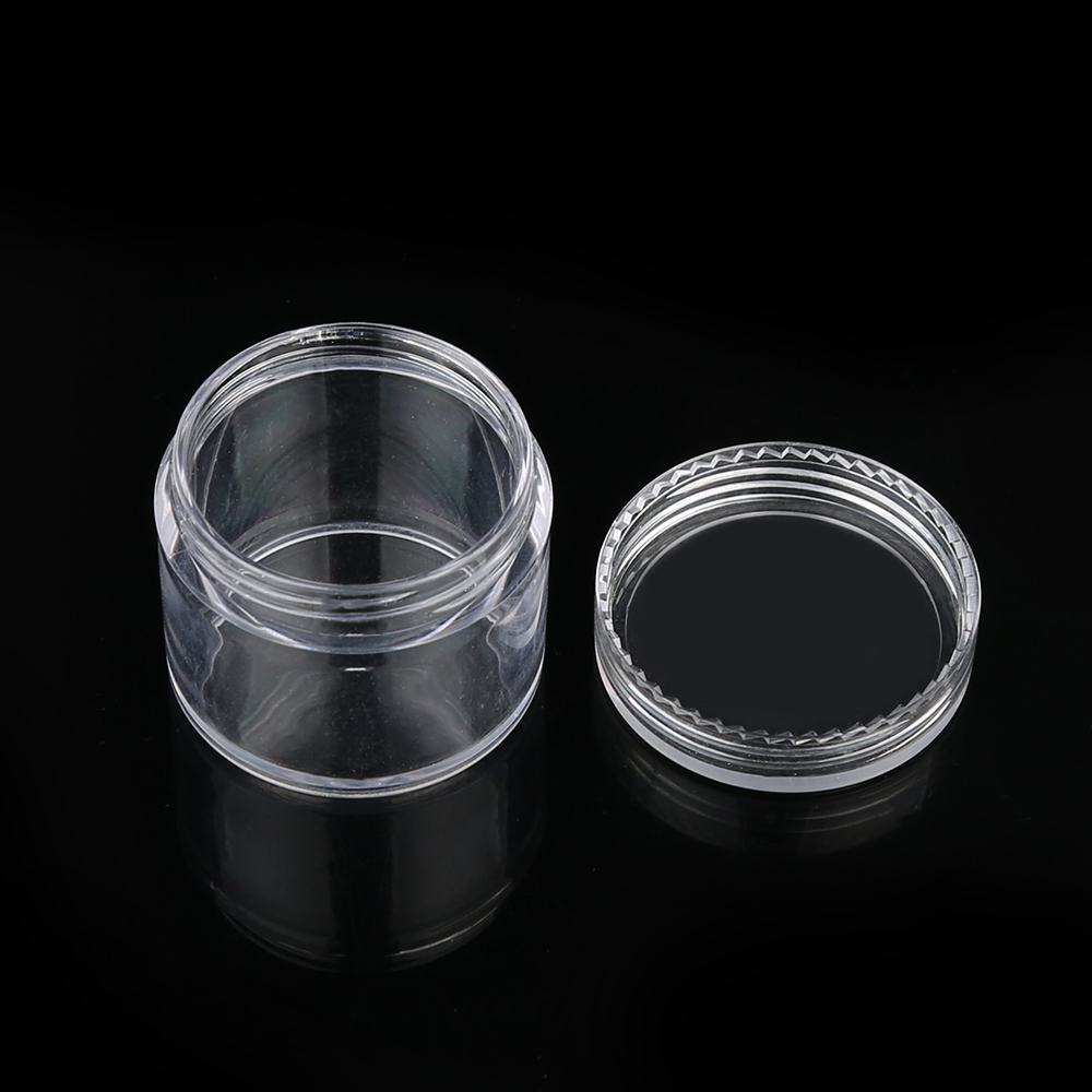 Screw cap transparent plastic jar container PP clear 5ml mini jar