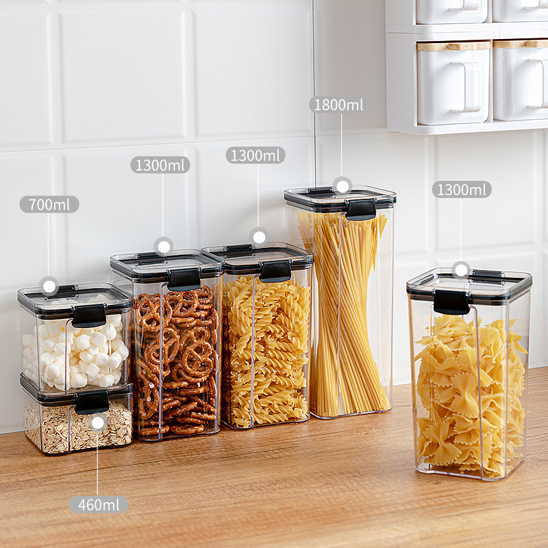 Seal Glass Kitchen Seasoning Storage Bottles Jars