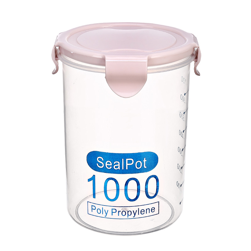 Sealed Grains Jar Food Storage Jar with Scale 1000ml