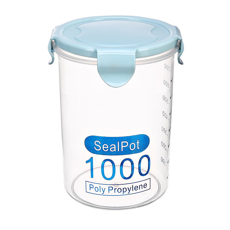 Sealed Grains Jar Food Storage Jar with Scale 1000ml