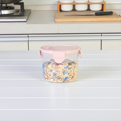 Sealed Grains Jar Food Storage Jar with Scale 600ml