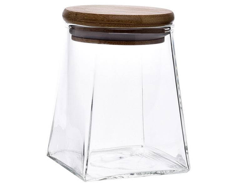 Sealed canned cereal storage box transparent for kitchen