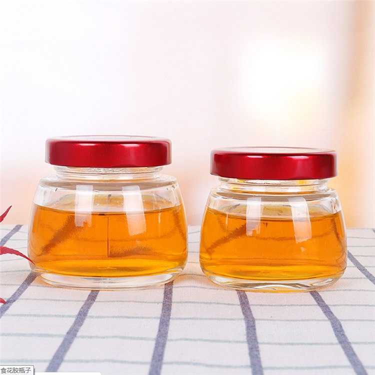 Sealed high temperature resistant bird's nest glass bottle wholesale
