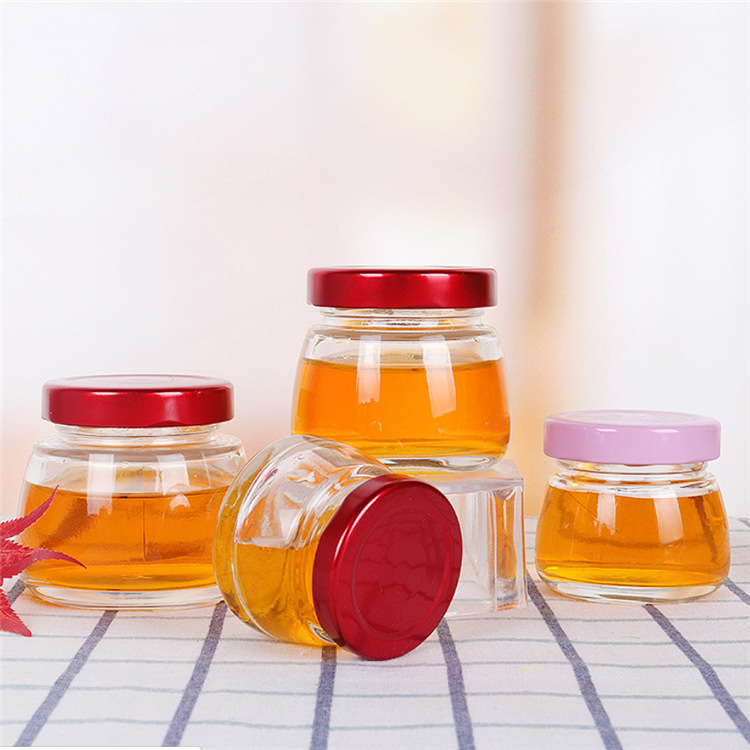 Sealed high temperature resistant bird's nest glass bottle wholesale