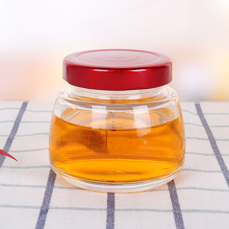 Sealed high temperature resistant bird's nest glass bottle wholesale
