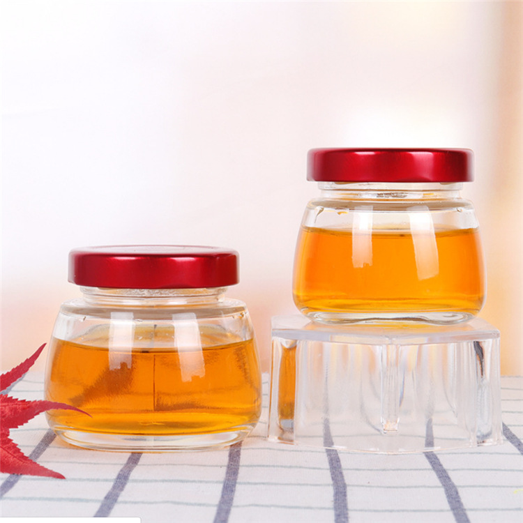 Sealed high temperature resistant bird's nest glass bottle wholesale