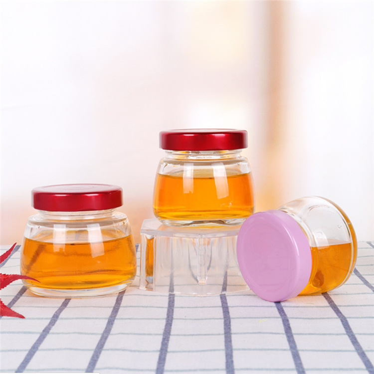Sealed high temperature resistant bird's nest glass bottle wholesale