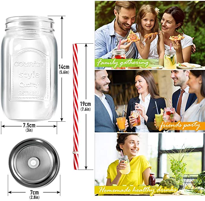 Sealed storage can leakproof glass can food storage container with lid sealed storage can for kitchen - 1.5L