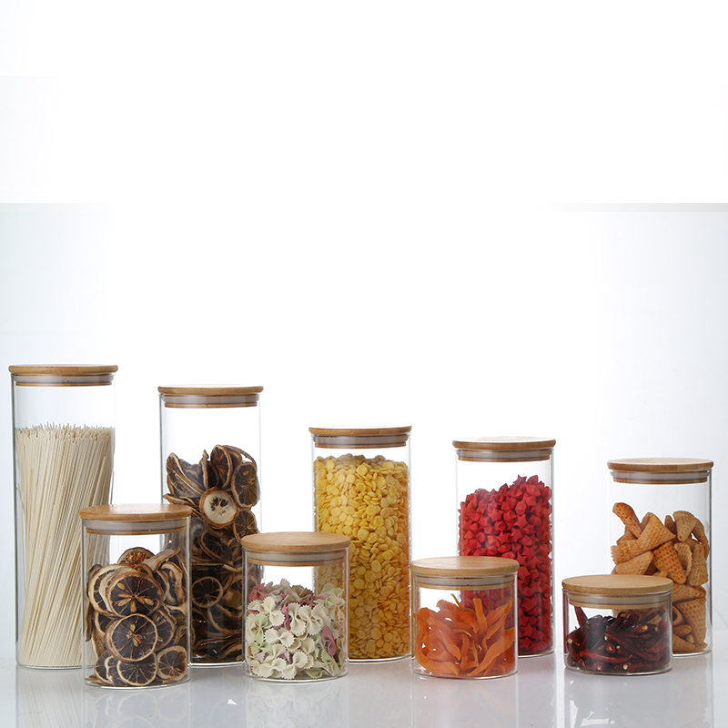 Sealed tank with lid high borosilicate glass bottle for large household use