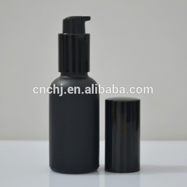 Sell 100ml frosted glass lotion bottle with lotion pump