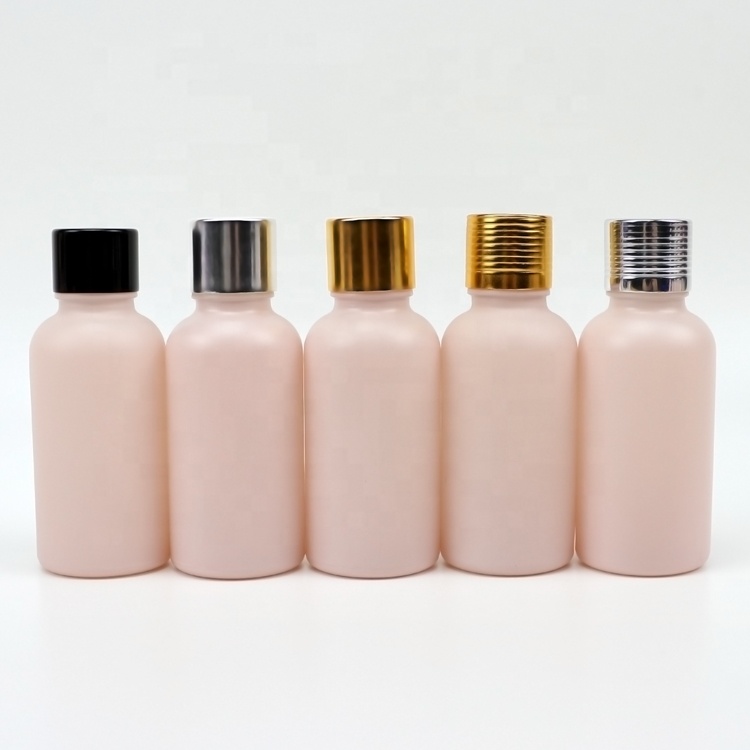 Serum Bottle Pink Dropper Essential Oil Frost Personal Care with Dropper 30ml