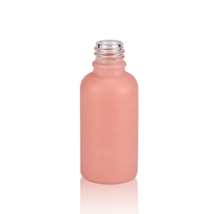 Serum Bottle Pink Dropper Essential Oil Frost Personal Care with Dropper 30ml