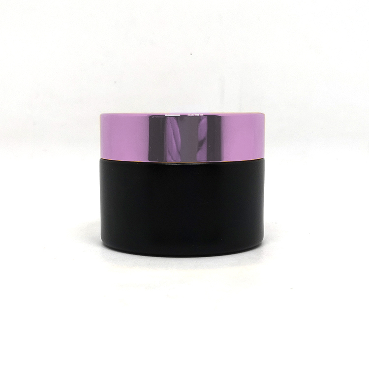 Serum container packaging empty amber frosted glass cream cosmetic pot 50ml