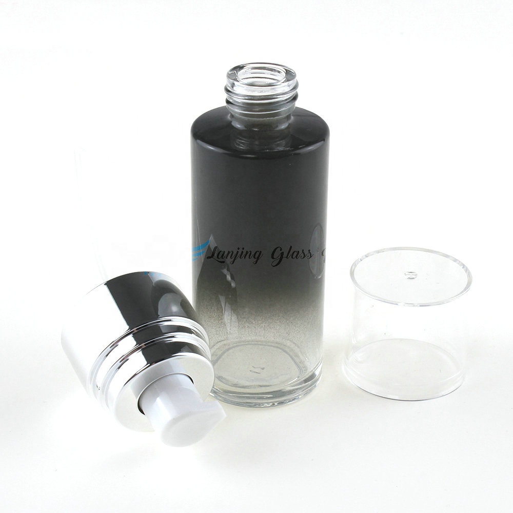 Set Crown Luxury Empty Light Lotion Pump Cosmetic Bottle All Size Skincare Package Acrylic Cream Jar