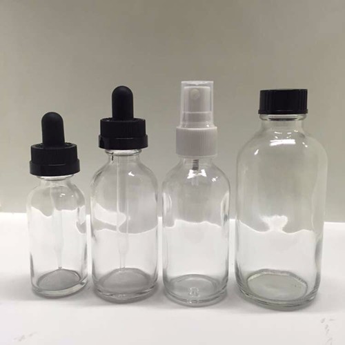 Shampoo Boston Round 2 oz 4 oz 8 oz 16 oz Different Lid Amber Spray Glass Bottle