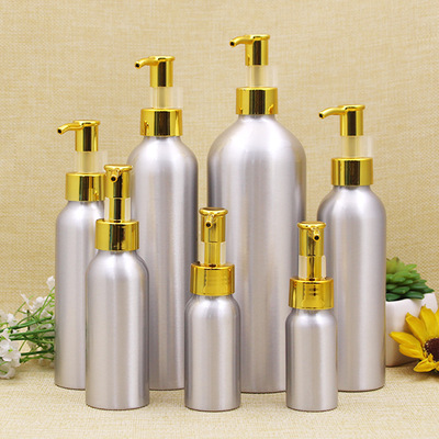 Shampoo Shower Gel Container 30ml  Aluminum Lotion Pump Bottle