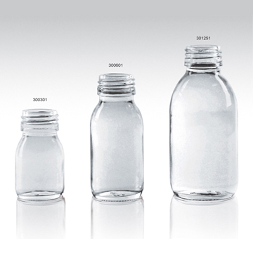 Shandong pharmaceutical empty amber and clear syrup glass bottles manufacturer 100ml 125ml 150ml 500ml