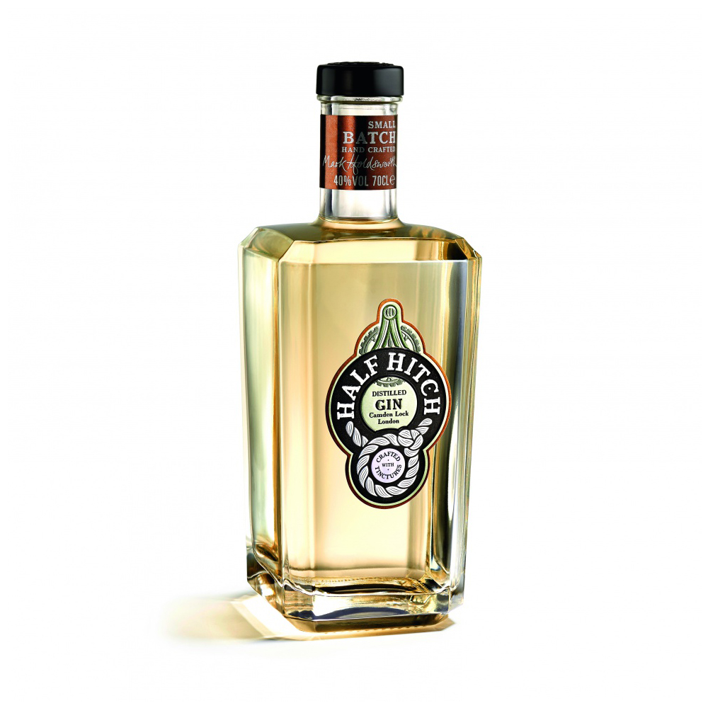 Shanghai linlang horizontal shoulder and square heavy glass base gin bottles