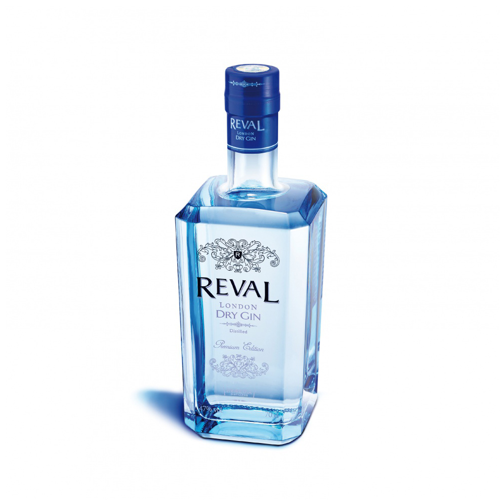 Shanghai linlang horizontal shoulder and square heavy glass base gin bottles