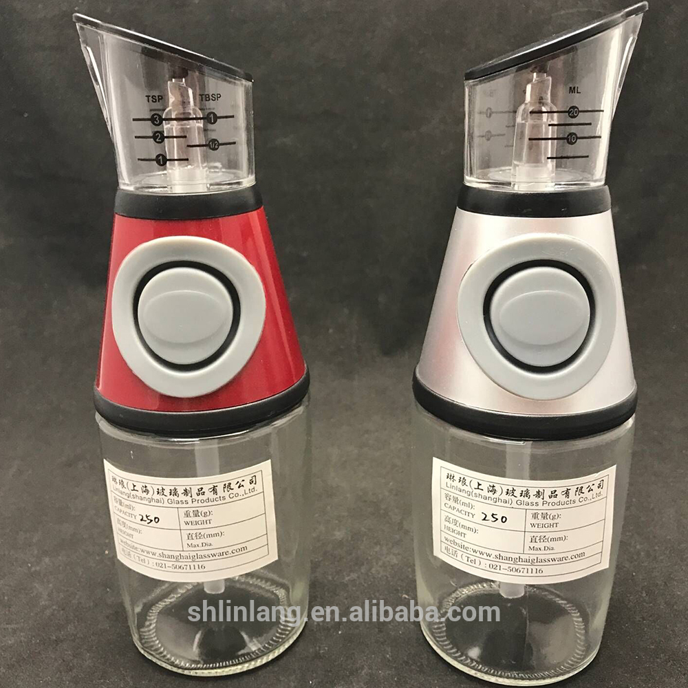 Shanghai linlang hot sale Press and Measure Oil and Vinegar Dispenser