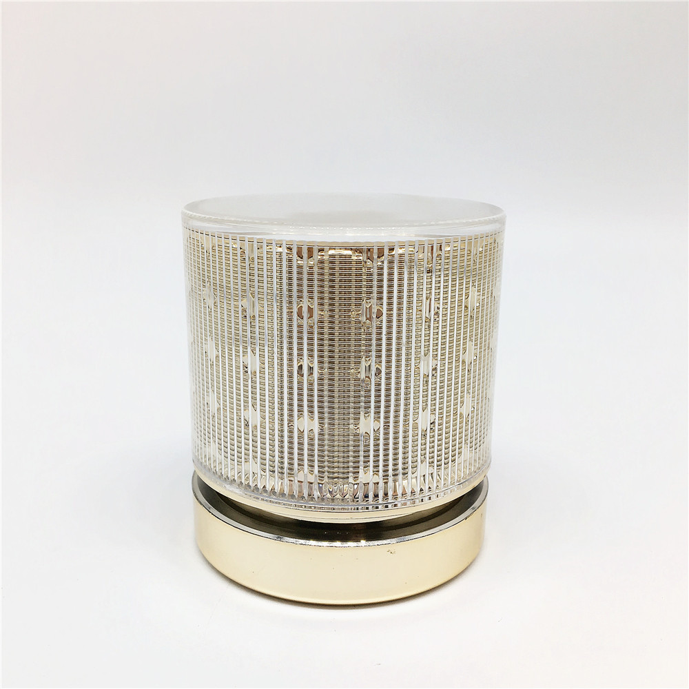 Shiny gold large cap luxury 30g 50g eye cream container jar