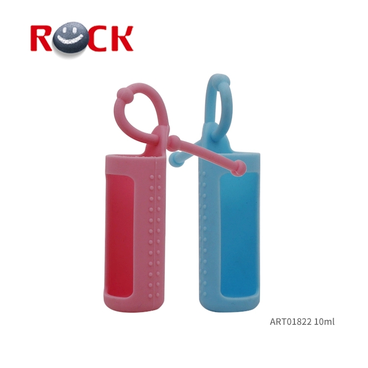 Silicone protective carrying holder case for 10ml glass roll on bottle