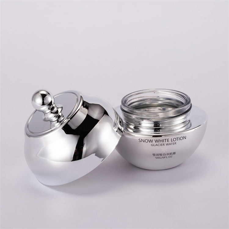 Silver 30g 50g 30ml 50ml 100ml 120ml Luxury Lotion Bottles Skin Care Glass Set Jars Bottles