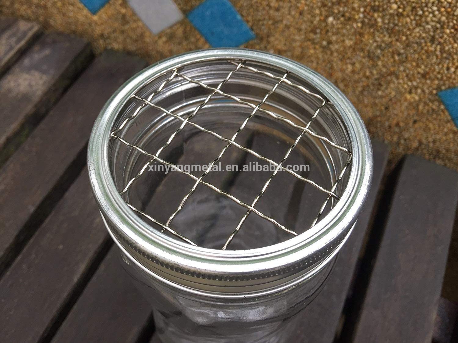 Silver Metal Frog Regular Mouth Transform Mason Ball Lid Inserts for flower vases, fairy solar lids, pens, kitchen organizer