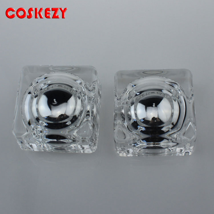 Silver Wholesale Plastic Empty Jar, 10g 30g 50g Purple Square Acrylic Jar 15g Cosmetic Jar for Sale