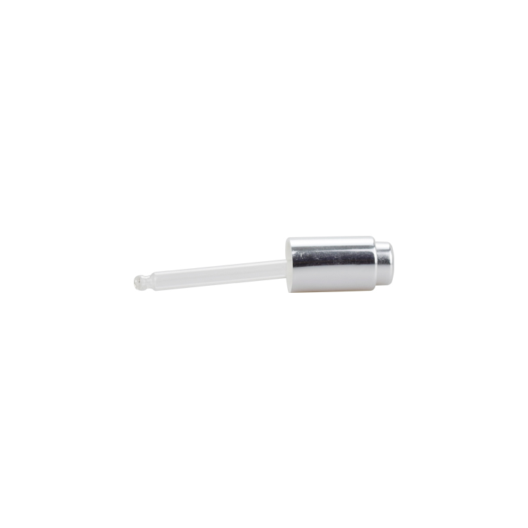 Silver aluminum push button dropper original black glass essential oil cosmetic bottles 5ml 10ml 15ml 20ml 30ml 50ml 100ml